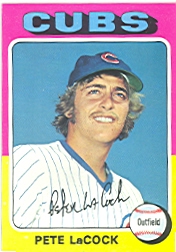 1975 Topps Mini Baseball Cards      494     Pete LaCock RC